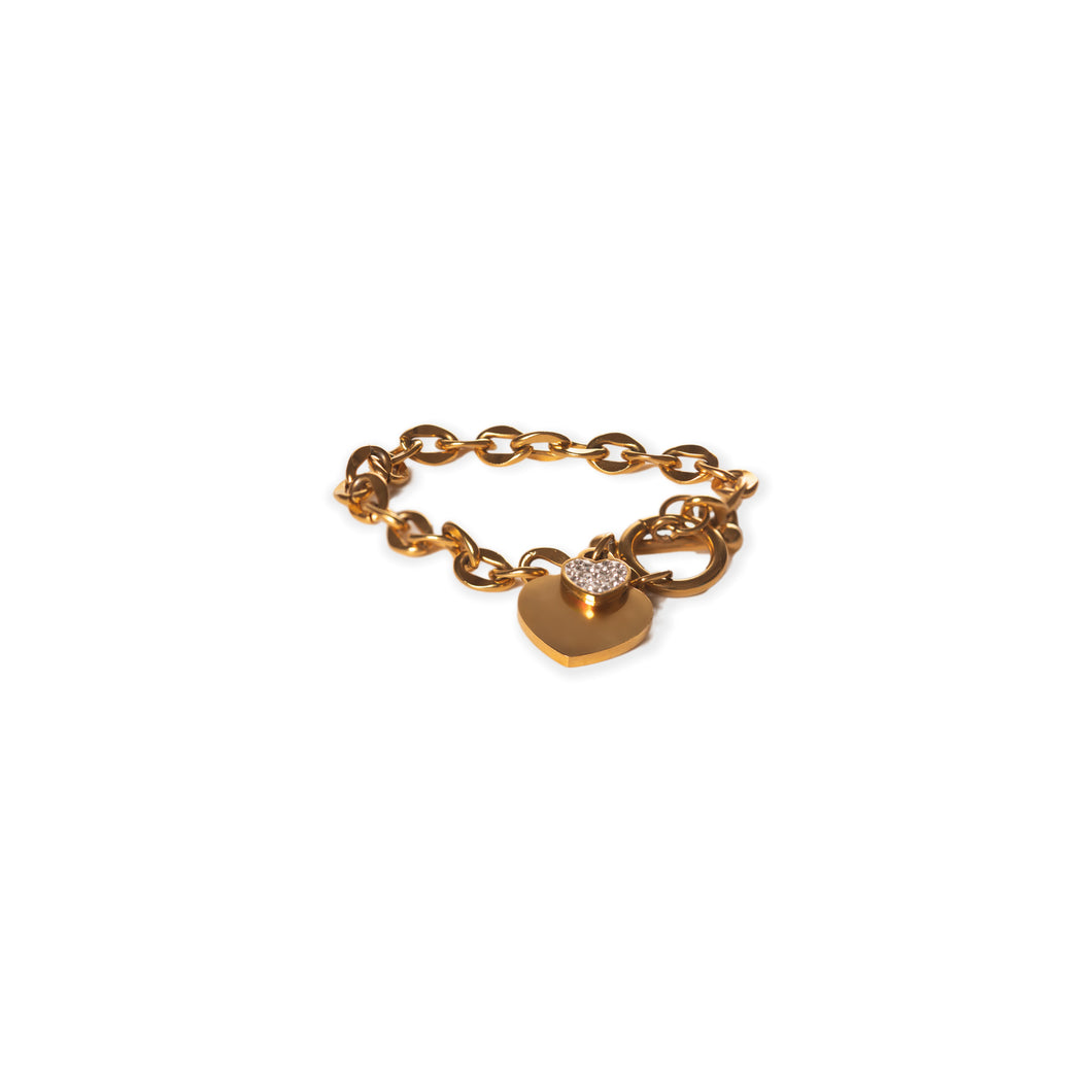 Double Heart Bracelet