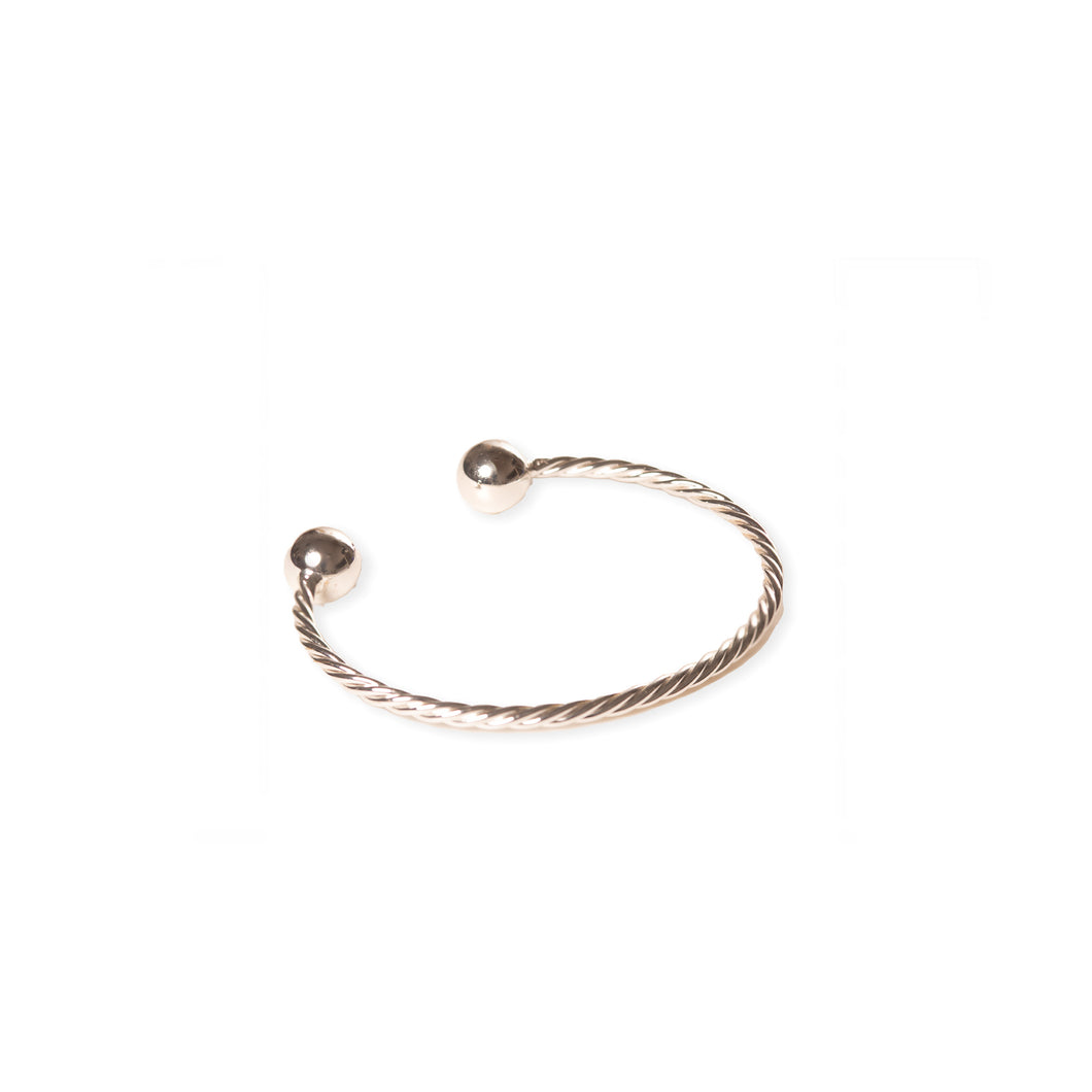 Twisted Strand Torc Bangle