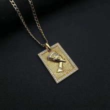 Load image into Gallery viewer, Egyptian Pharaoh Pendant Chain
